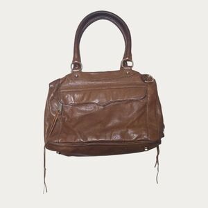 Rebecca Minkoff MAB Medium Brown Leather Satchel
